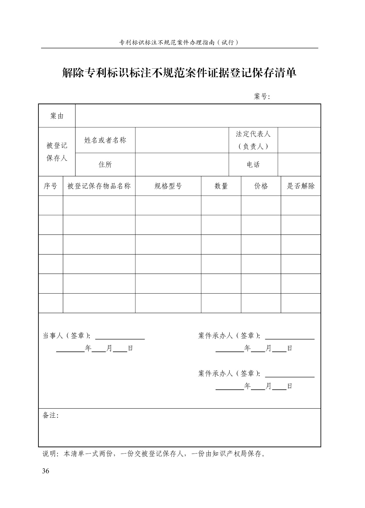 《专利标识标注不规范案件办理指南(试行)》全文 《专利标识标注不规范案件办理指南(试行)》全文