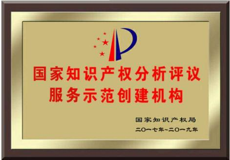 国家知识产权分析评议服务示范创建机构